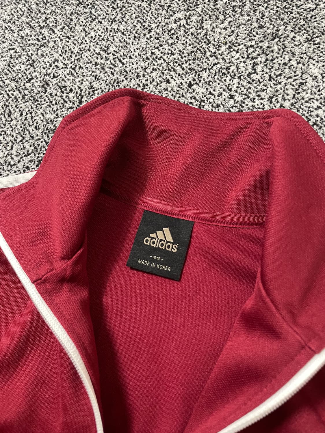 빈티지9. 아디다스 00's 파이어버드 버건디 져지 트랙탑 트레이닝 상의 상품이미지3