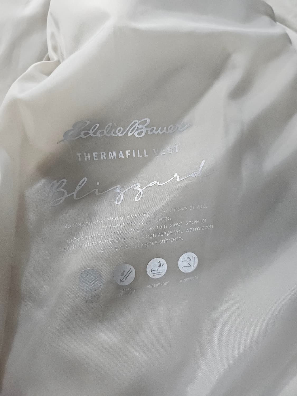 에디바우어 쉐르파 여성 패딩조끼  XS  미사용 상품이미지5