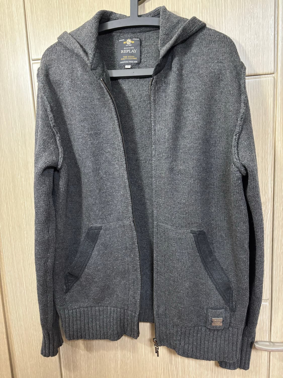 Replay 지퍼 후드집업 상품이미지1