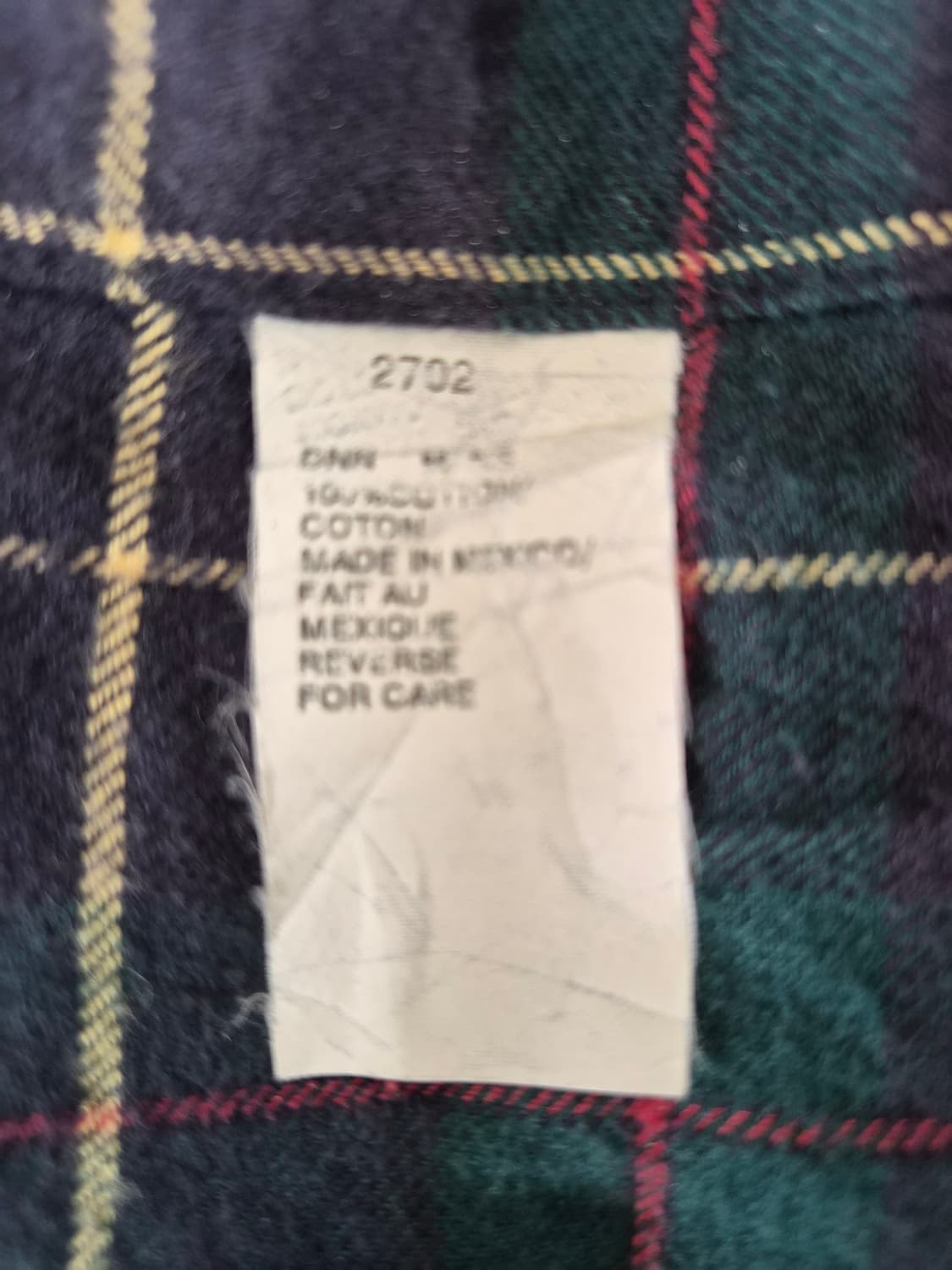 울리치WoolRich 그린 체크 셔츠 XL - S443 상품이미지5