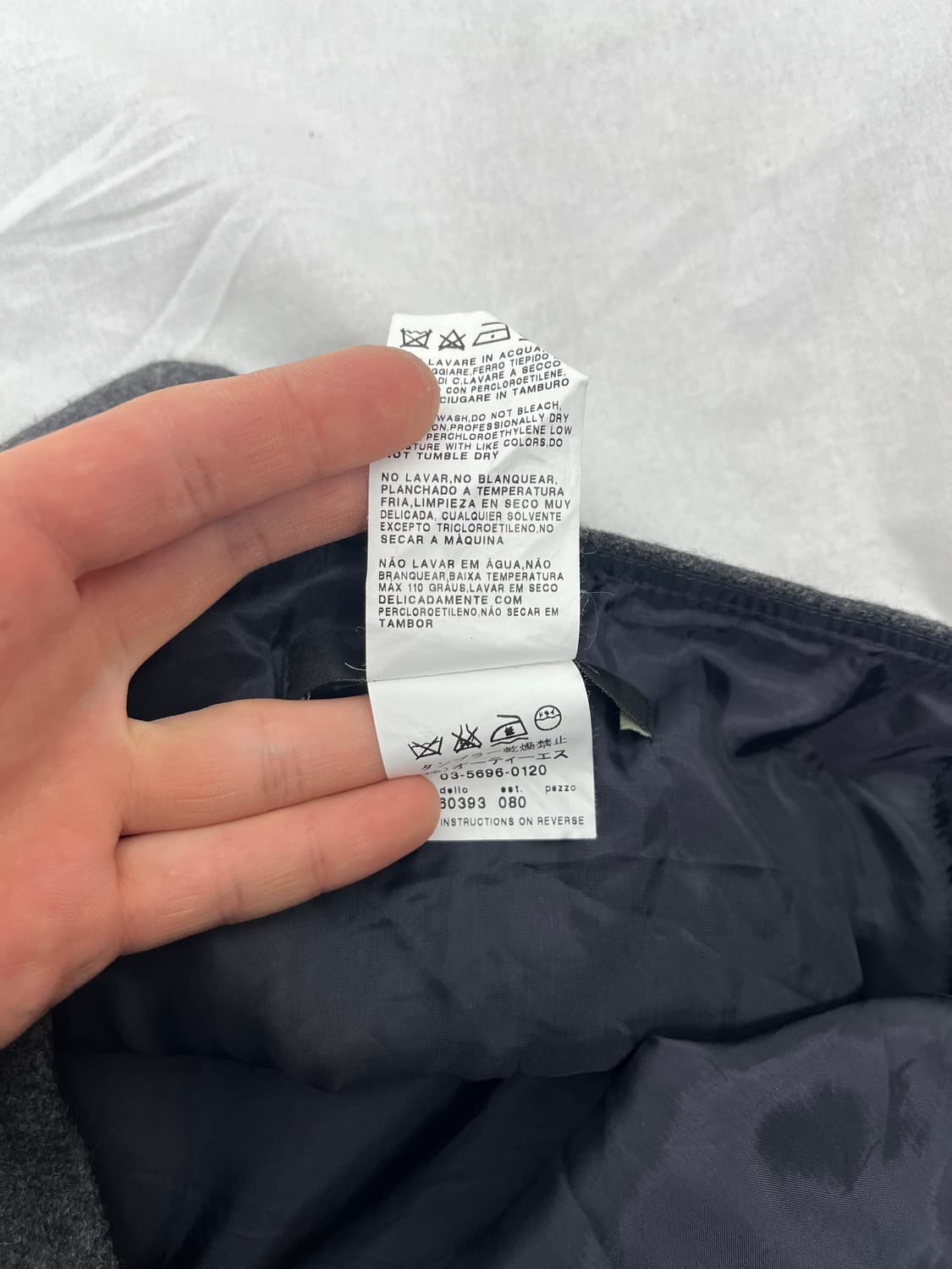 Maxmara 울 혼방 미디 스커트  상품이미지6