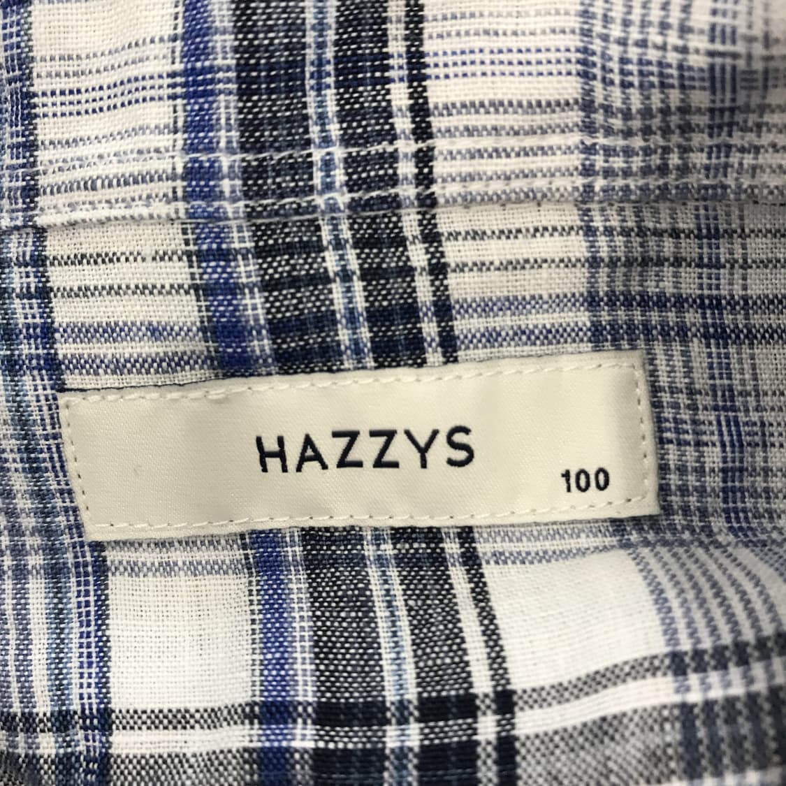 헤지스 신형 린넨마 반팔체크셔츠 [100] 상품이미지4