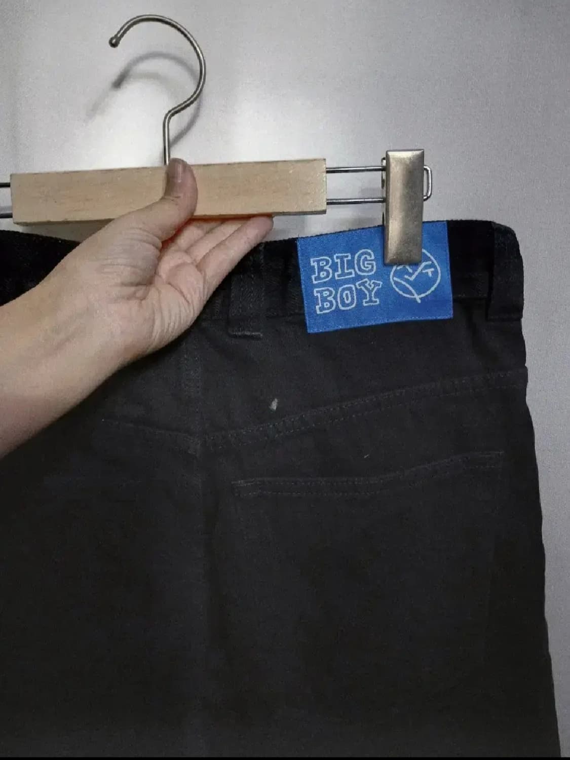  POLAR 스케이트 실버 블랙 데님 팬츠 상품이미지6