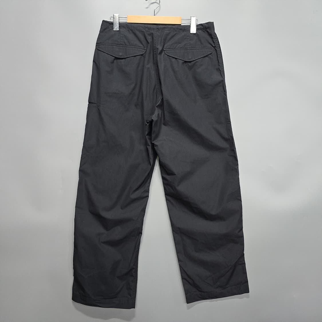 유니클로(UNIQLO) U 밴딩 와이드 팬츠 블랙 M 상품이미지5