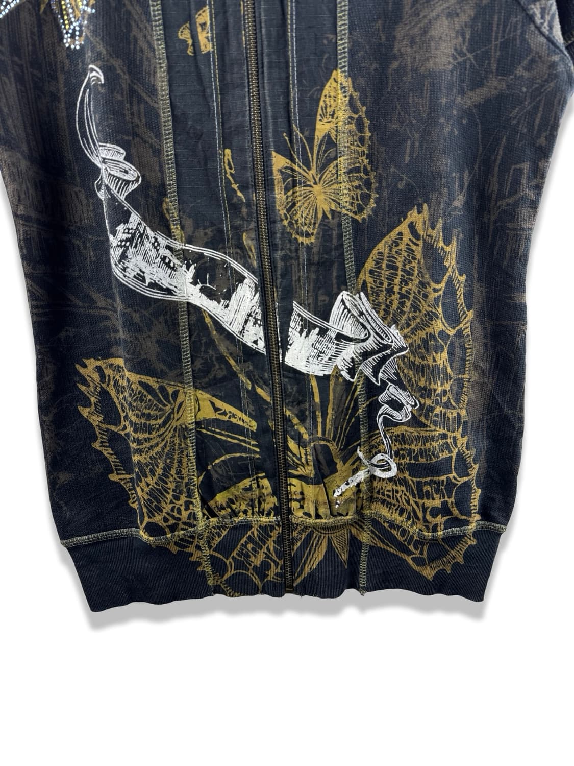 JPN 갸루 키치 반팔 후드집업2146 상품이미지4