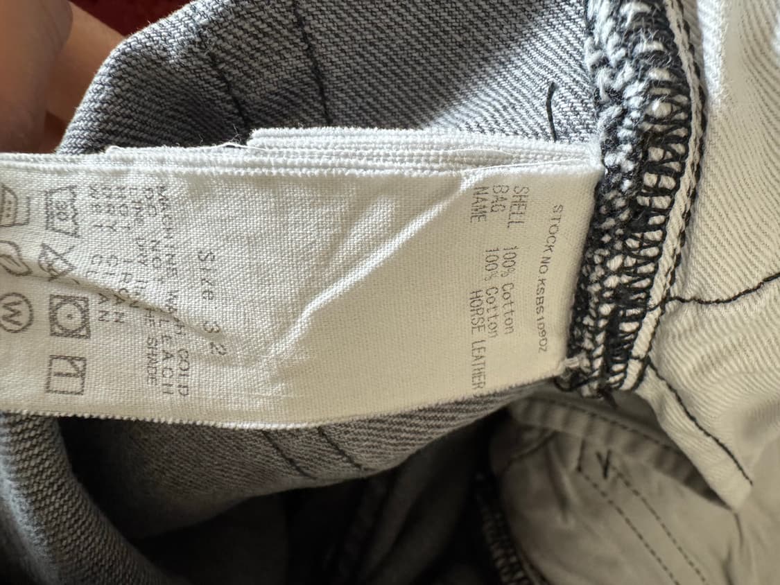 [새제품] 캡틴선샤인 5P 지퍼프론트 데님팬츠 32사이즈 상품이미지4