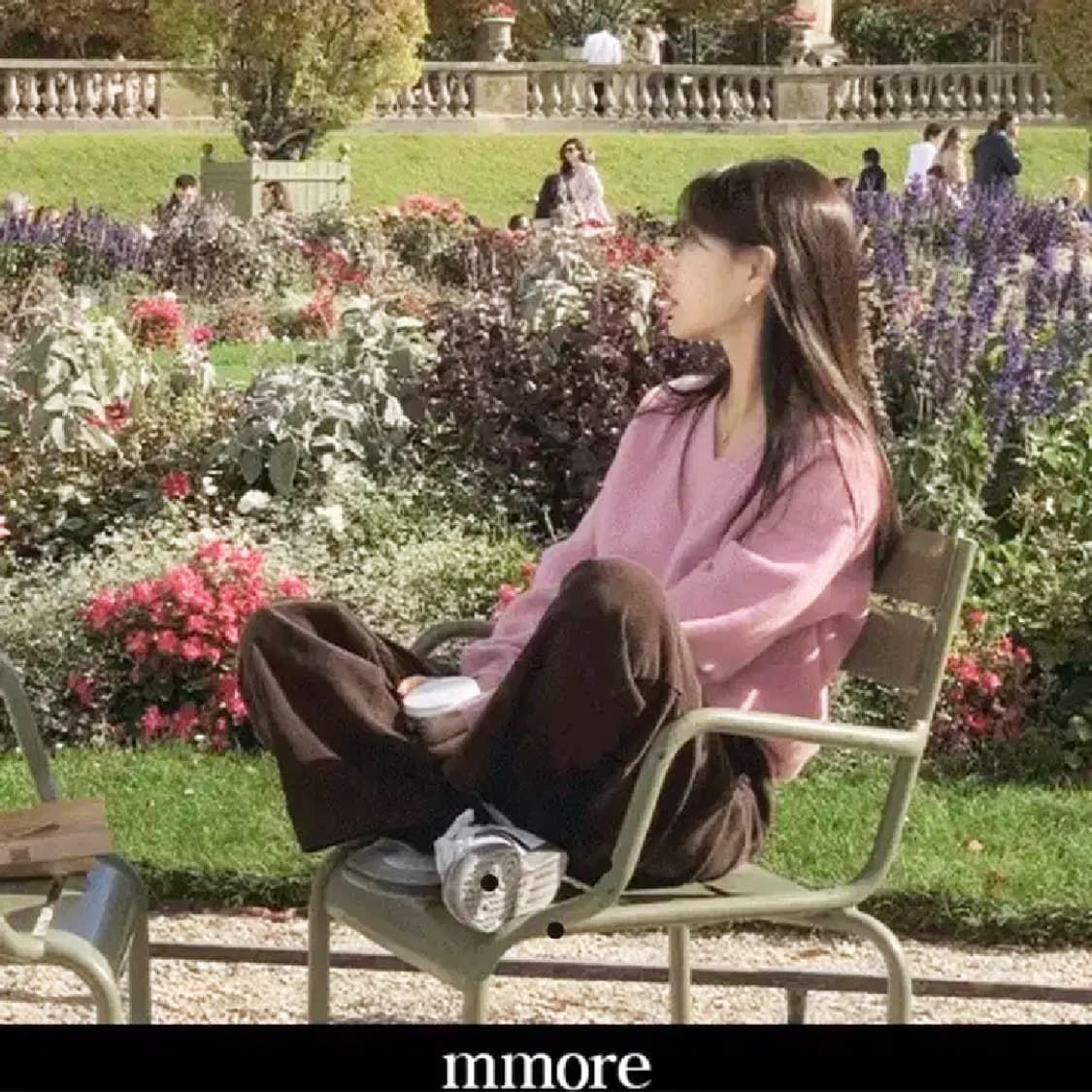 메리어라운드(mmore) V넥 캐시울 니트 프리사이즈 새상품 상품이미지1