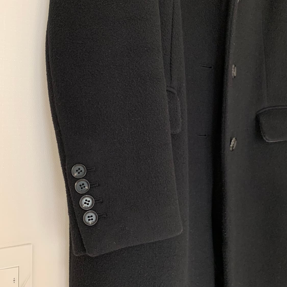 레이브 앙고라 싱글 울 코트 상품이미지7