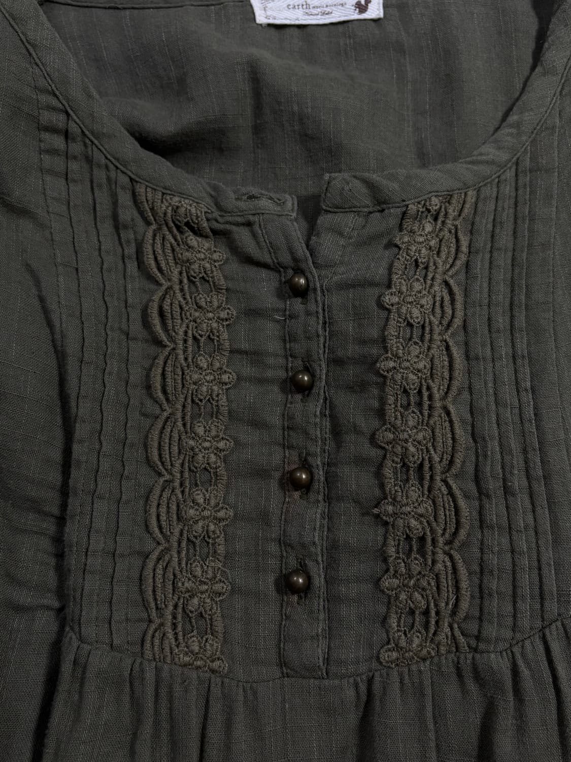 빈티지 earth music & ecology 레이스 롱 원피스 상품이미지3