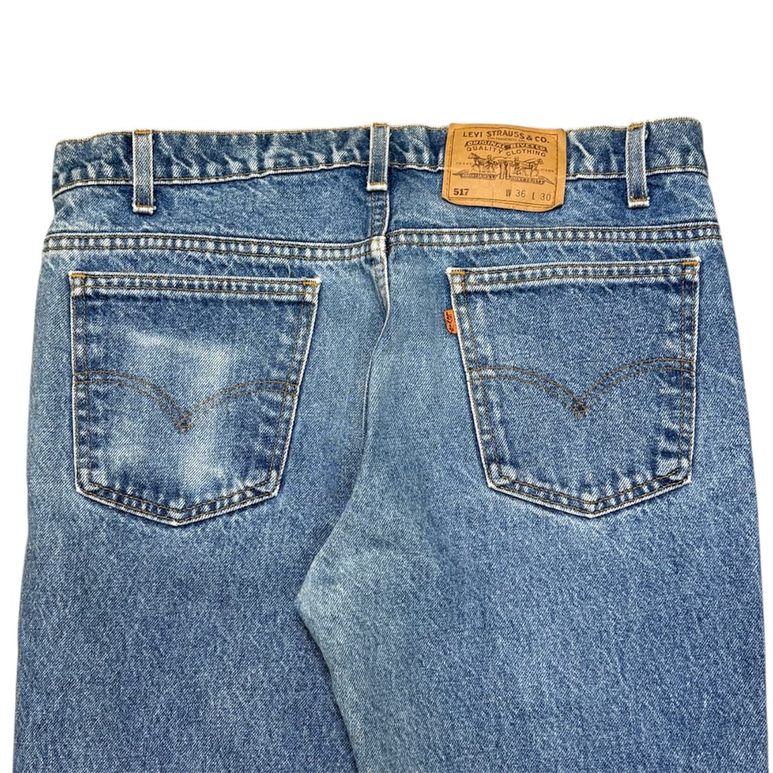90s 리바이스 517 오렌지탭 데님 USA 상품이미지4