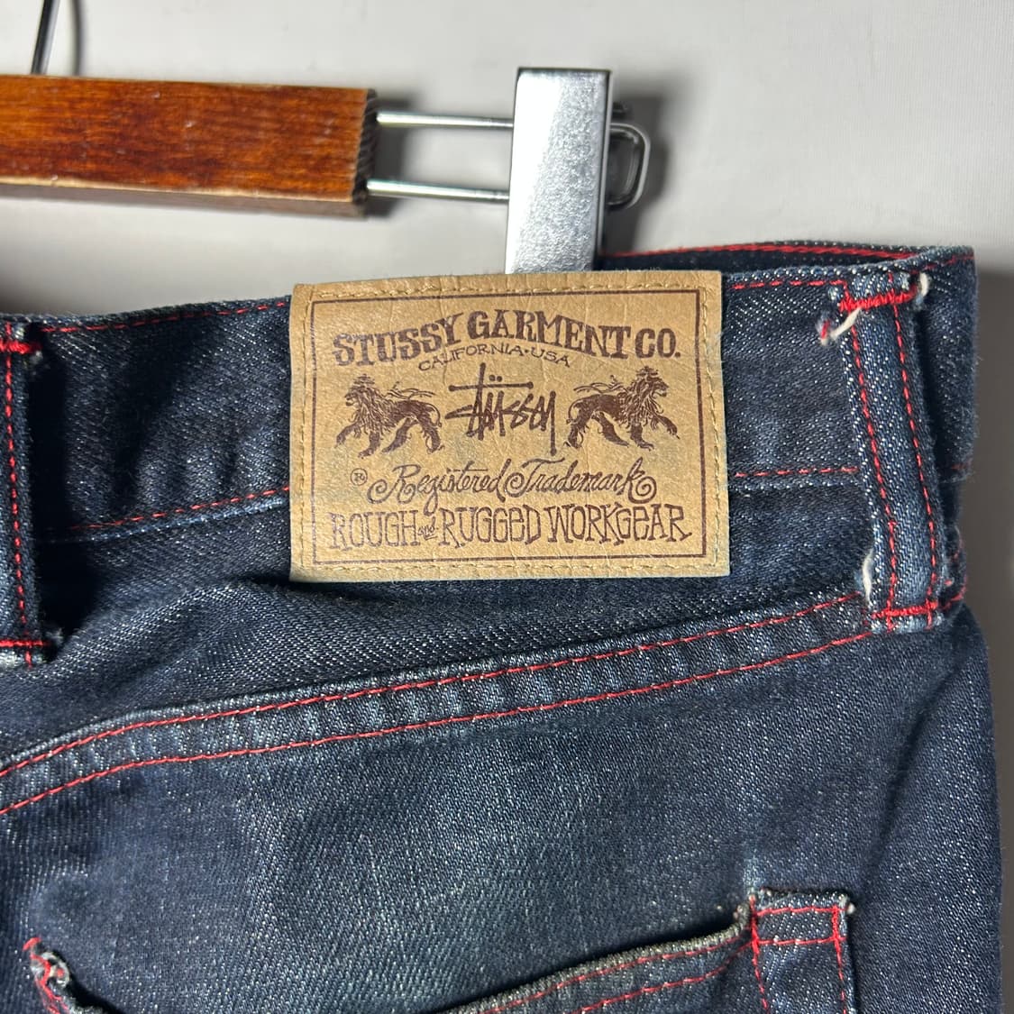 [STUSSY] 스투시 재팬 스티치 로고 데님팬츠 상품이미지8