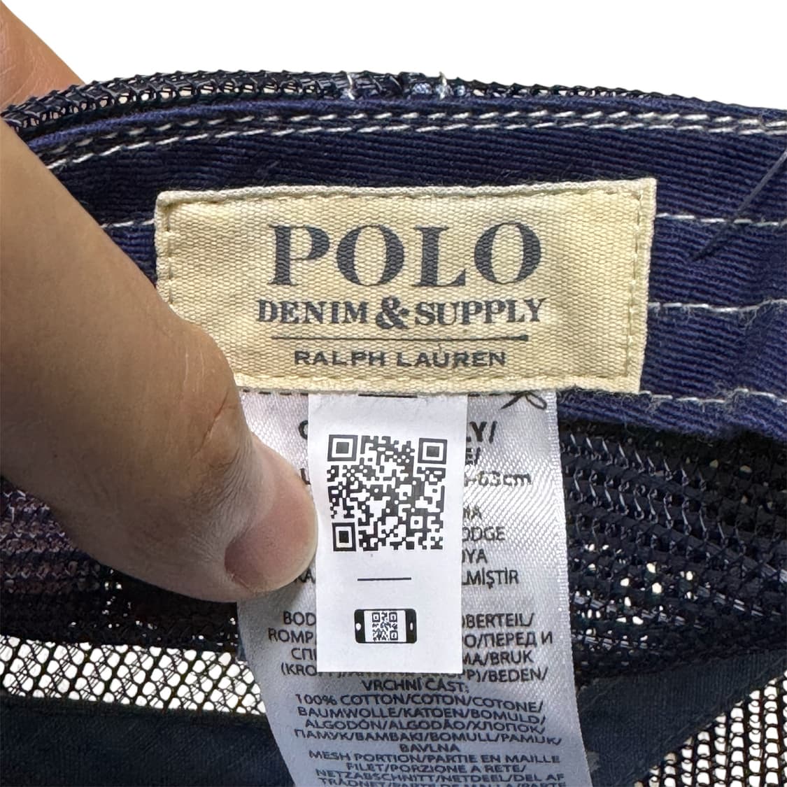 폴로 랄프 로렌 성조기 데님 메쉬캡(새상품) 상품이미지5