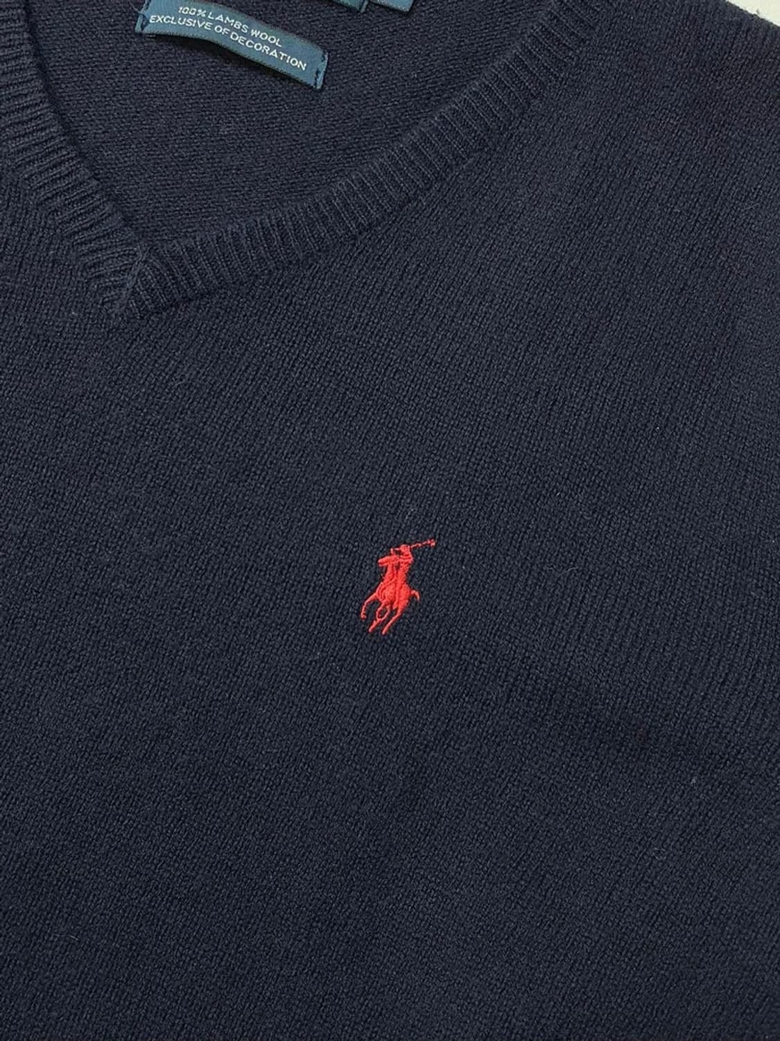 폴로 랄프로렌 00's 100% 램스울 브이넥 니트 PN5685    상품이미지3