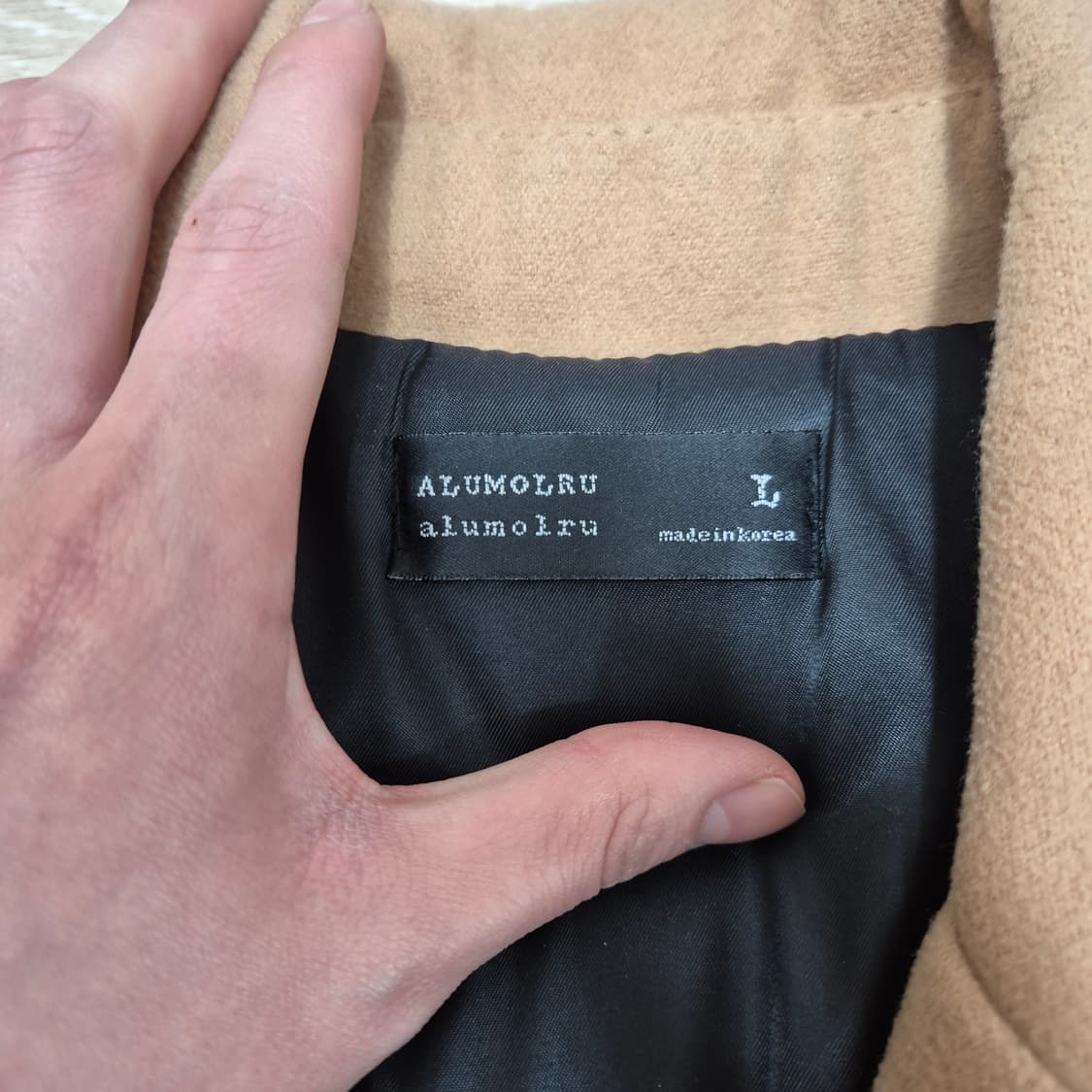 ALUMOLRU 남성 싱글 코트 L(100) 상품이미지4