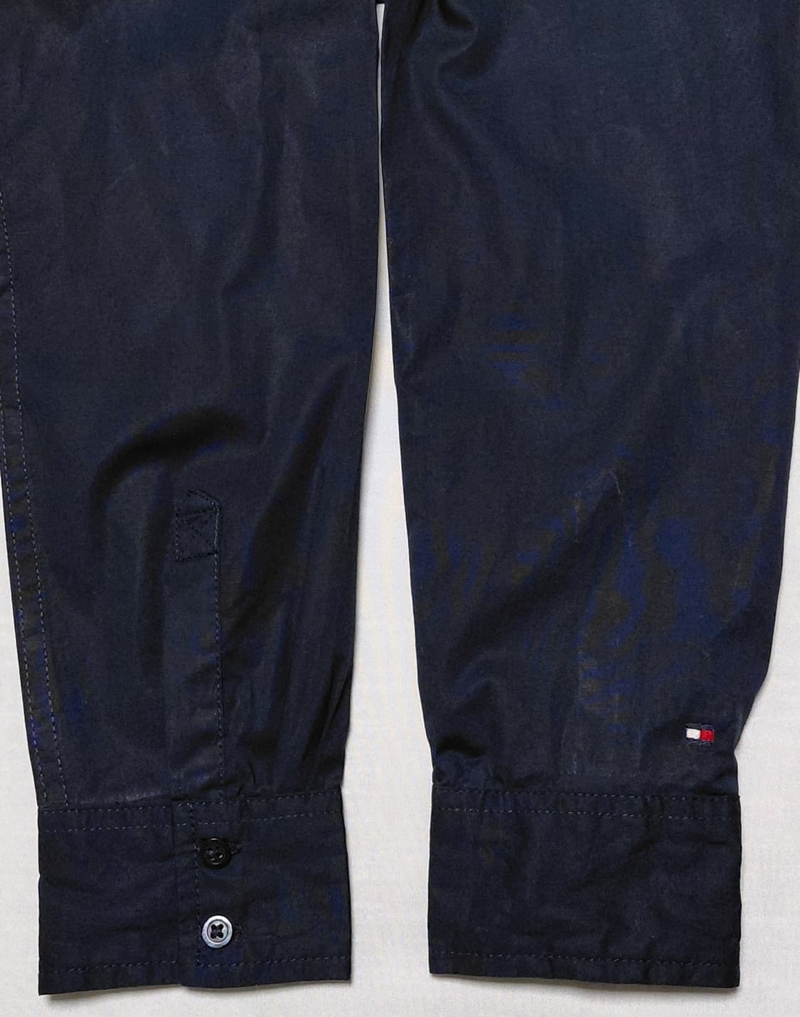 [S] 타미 힐피거 여성 타탄체크 배색 스트레치 셔츠 (네이비) 상품이미지10