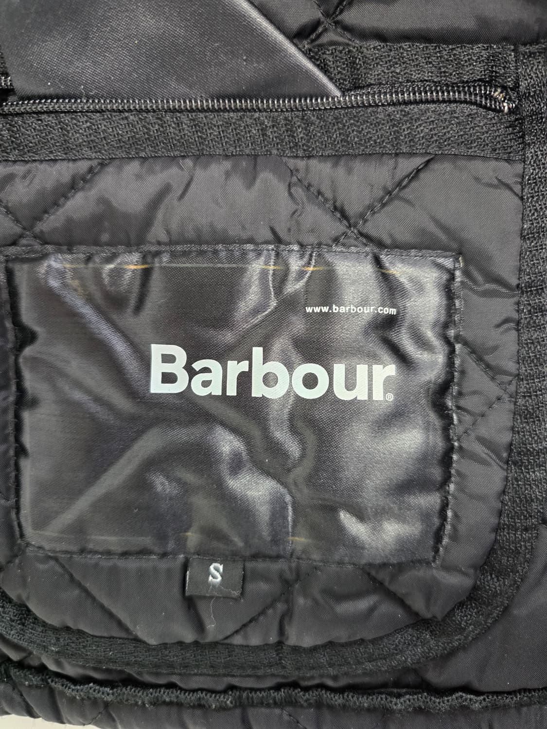 바버 리데스데일 퀼팅 자켓 블랙 S 상품이미지3