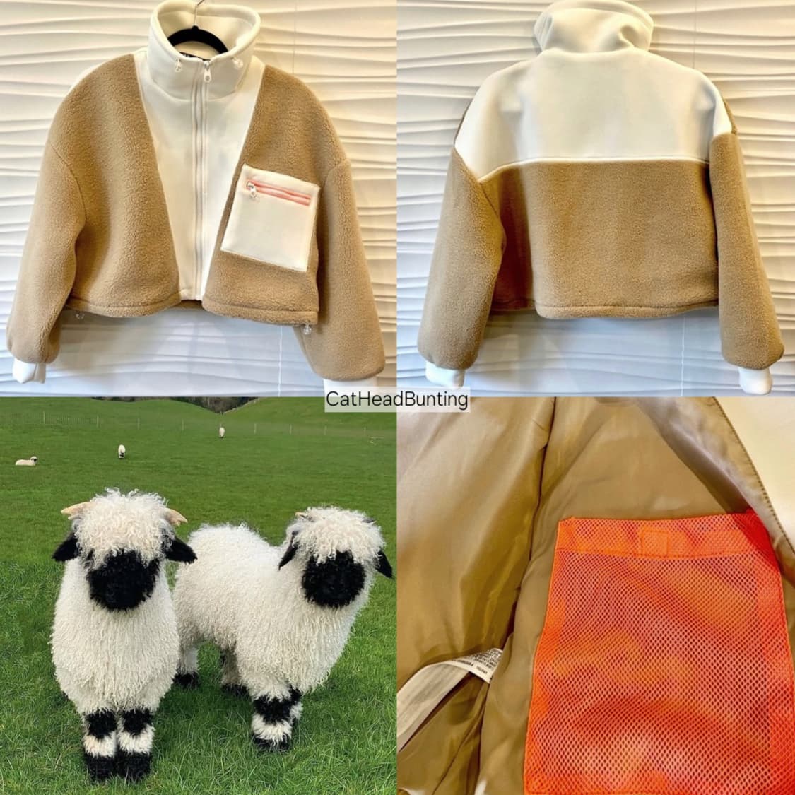 ZARA fleece jacket 자라 크롭트 플리스 덤블 집업 자켓 상품이미지9