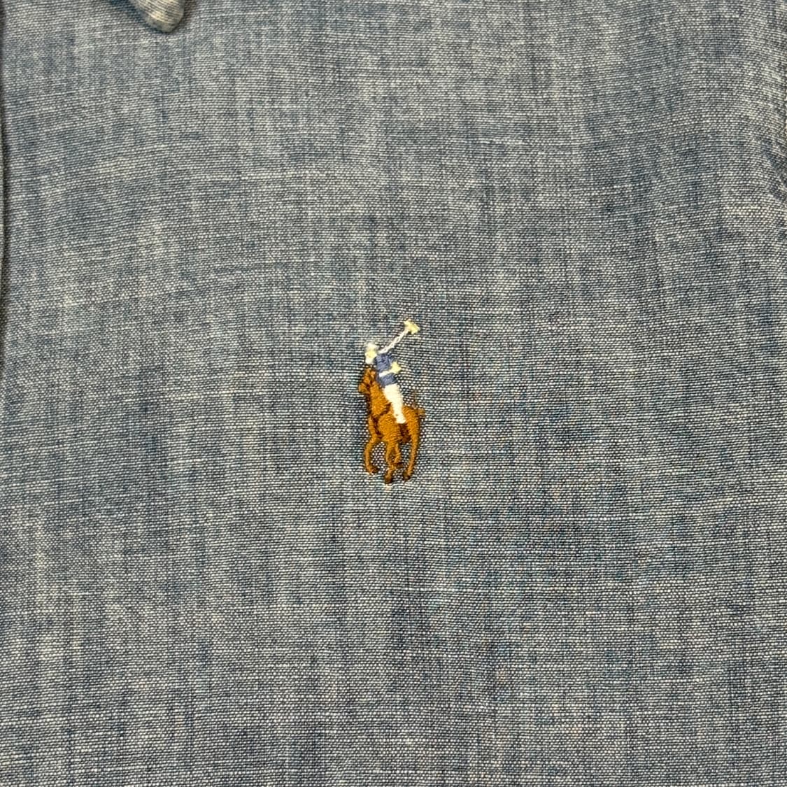 2) 폴로 랄프로렌 우먼 클래식핏 샴브레이 셔츠 상품이미지4