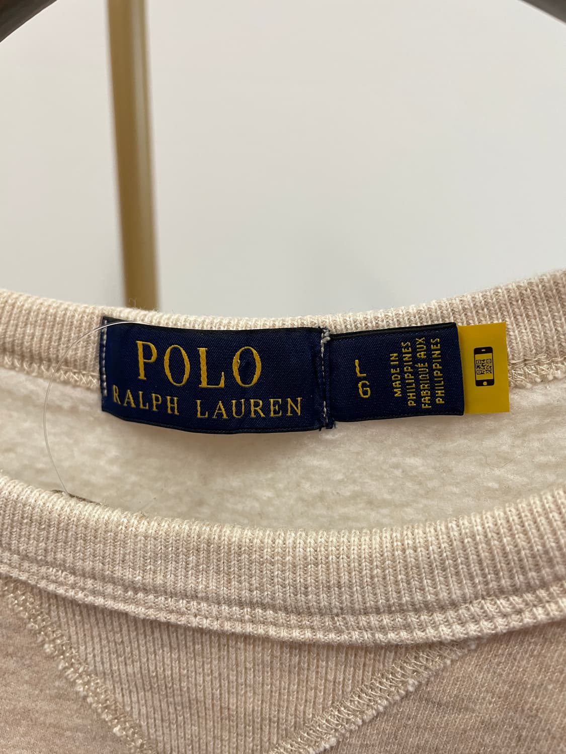 폴로 랄프로렌 로고 맨투맨(QR정품인증) 상품이미지3