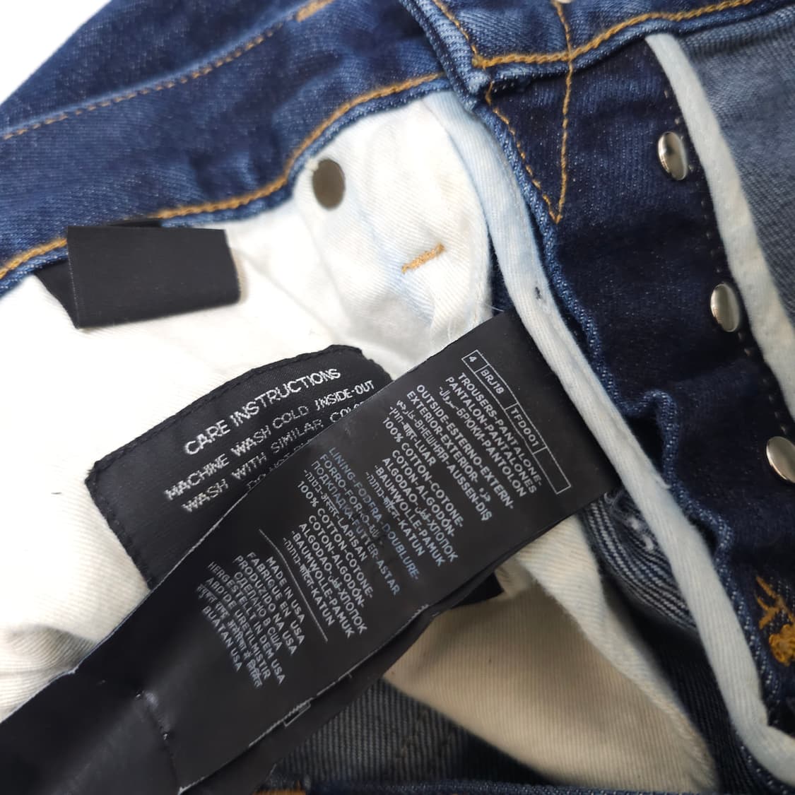톰포드 딥블루 데님 팬츠 상품이미지4