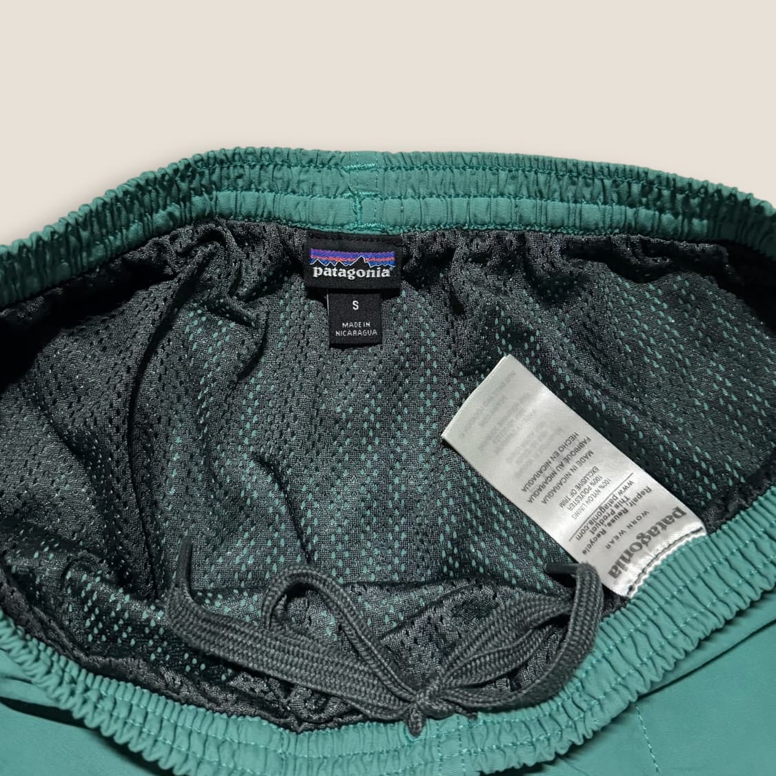 Patagonia Baggies 7인치 쇼츠 Green (S) 상품이미지5