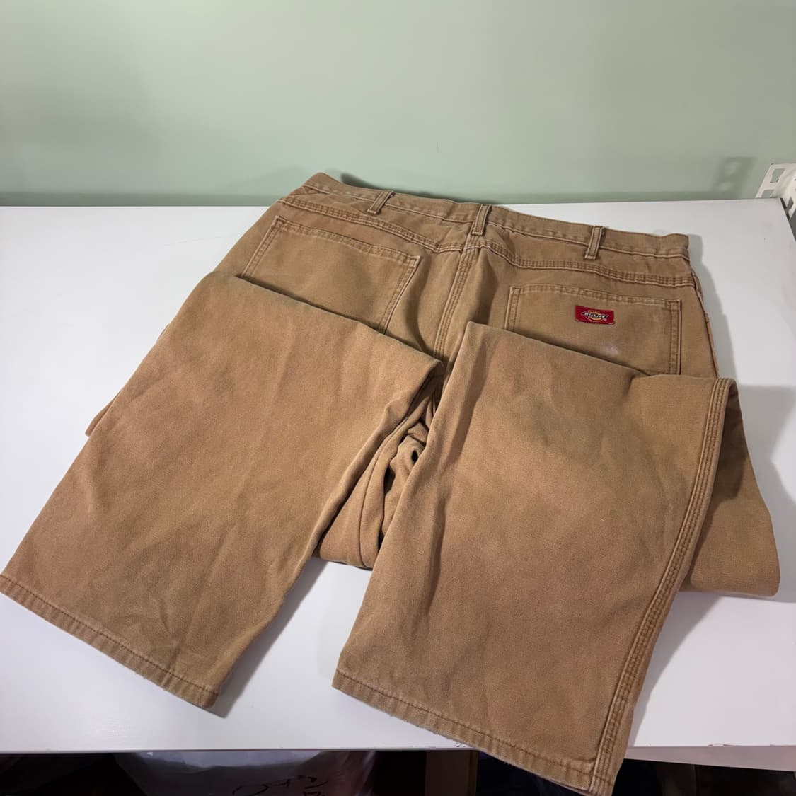 36 디키즈 베이지 레귤러핏 워크 캔버스 덕 카펜터팬츠 상품이미지2
