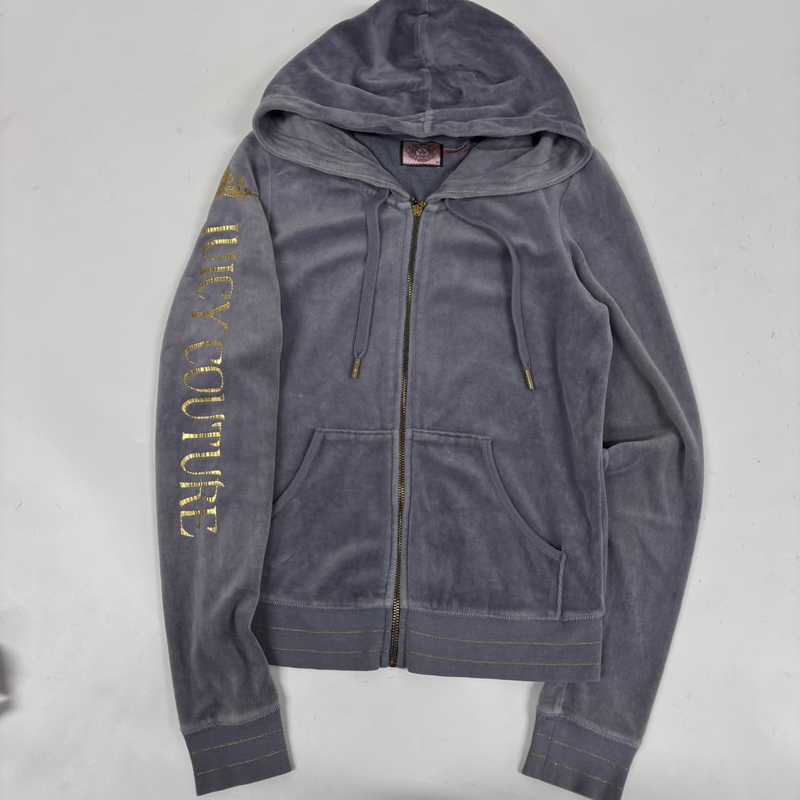 주씨 꾸띄르 벨벳 후드집업 상품이미지4