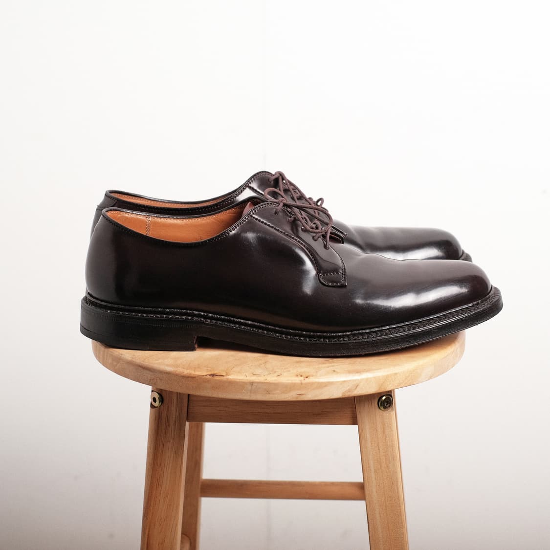 알든 990 11D 사이즈 버건디 코도반 플레인토 더비 상품이미지7