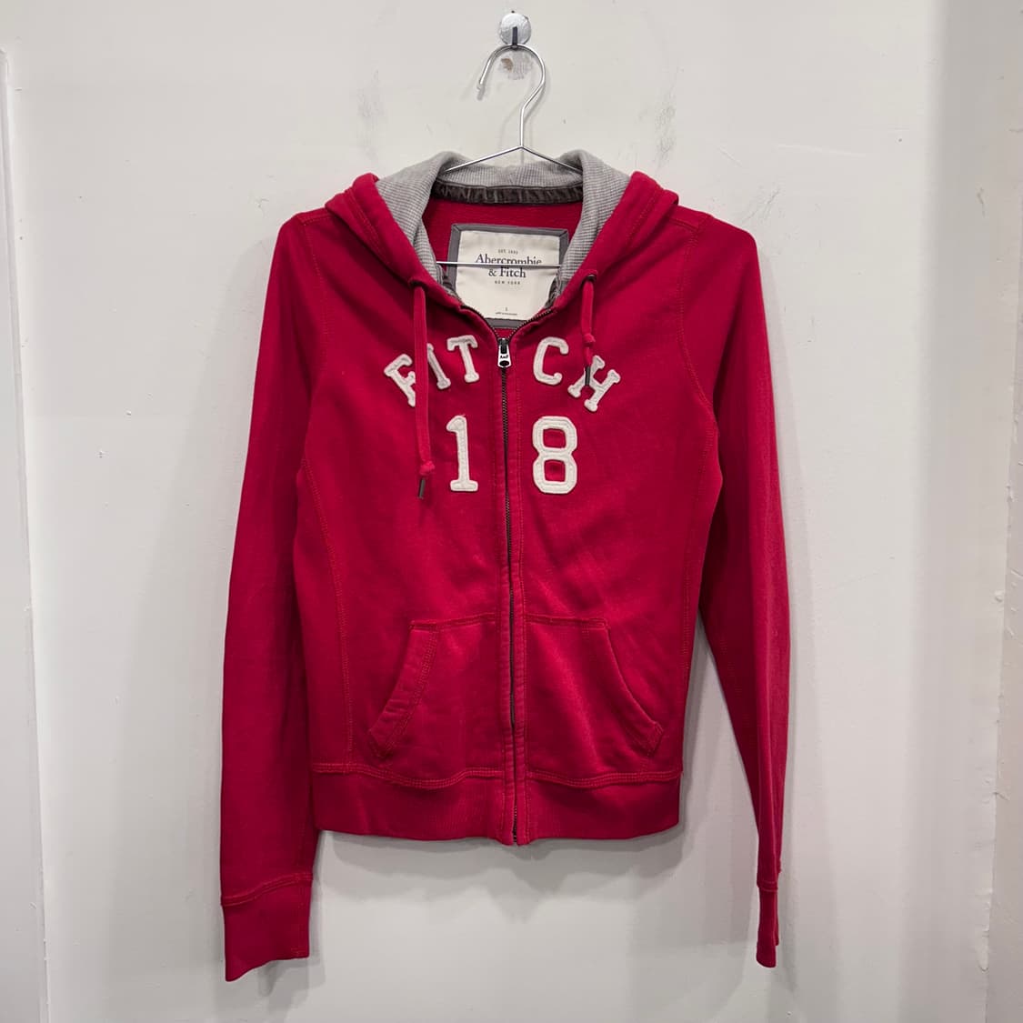 아베크롬비 앤 피치 스탠다드 크롭 후드집업 상품이미지2