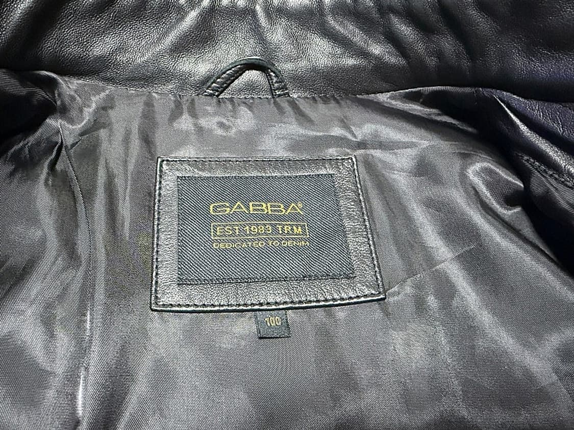 가바 GABBA 가죽 자켓 남성용 100사이즈 상품이미지8