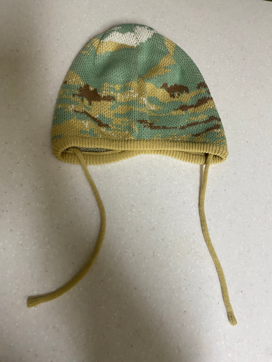 메인부스 패턴 니트 모자 상품이미지2