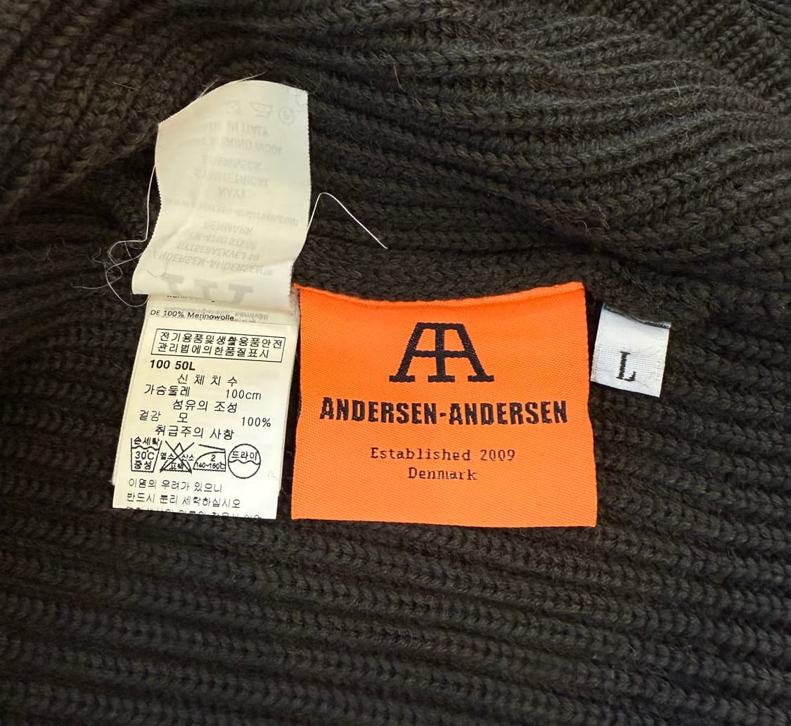 안데르센 안데르센 보트넥 핑거홀 크루 스웨터 상품이미지5