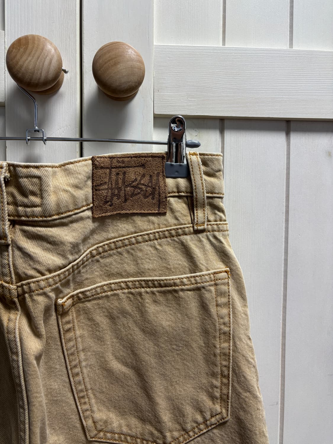 스투시 뉴 클래식 진 베이지 31 사이즈 상품이미지5