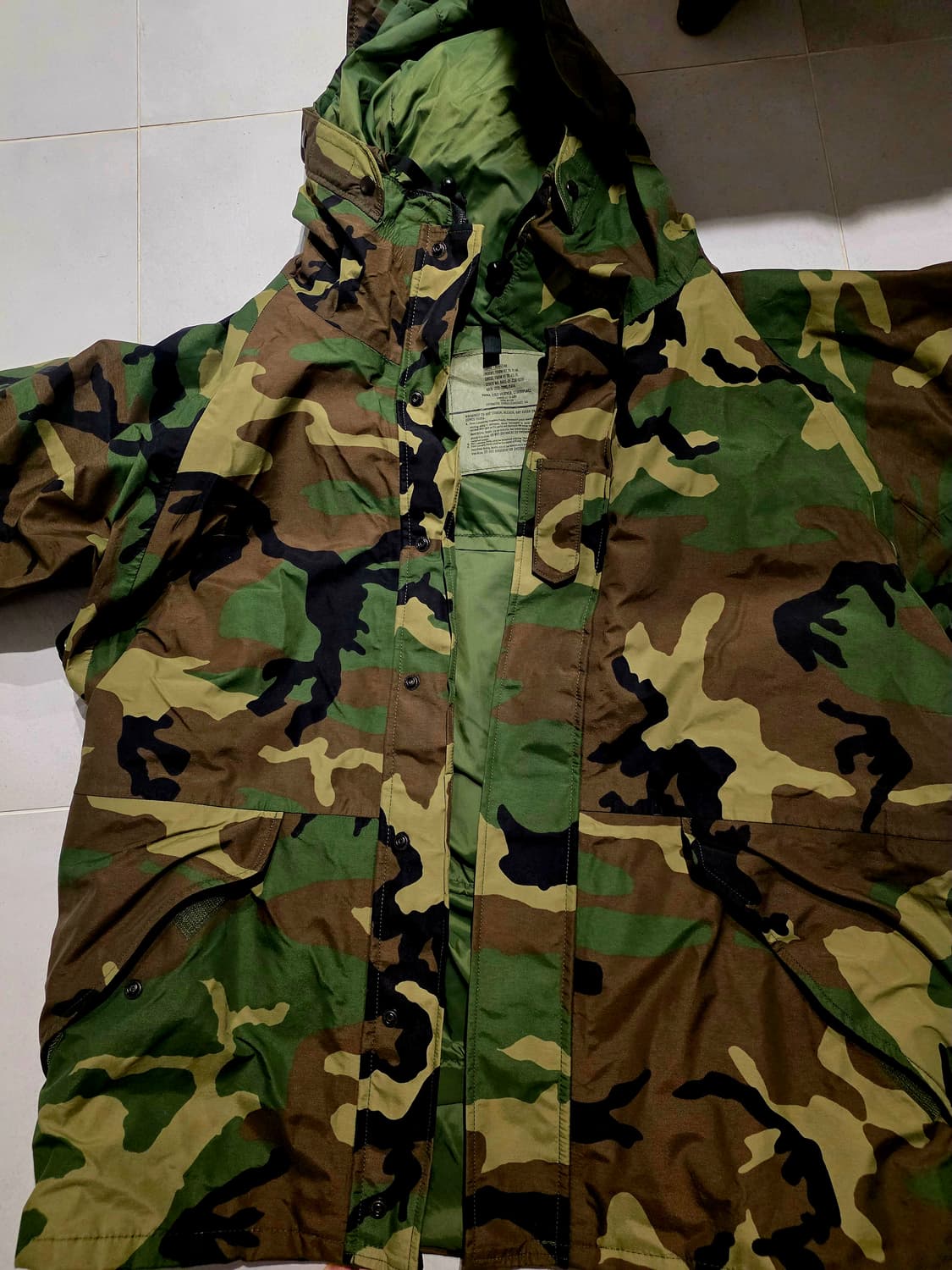 미군 우드랜드 ECWCS 고어텍스 자켓 L/R 상품이미지1