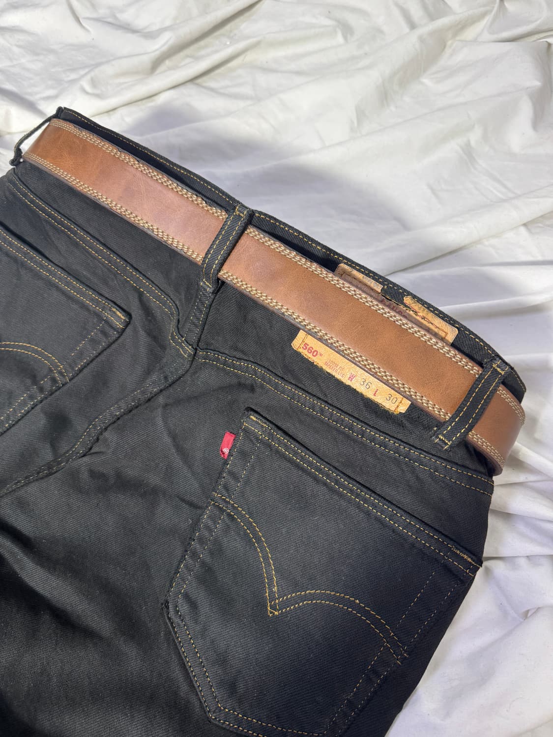 랭글러 레더 벨트 상품이미지2