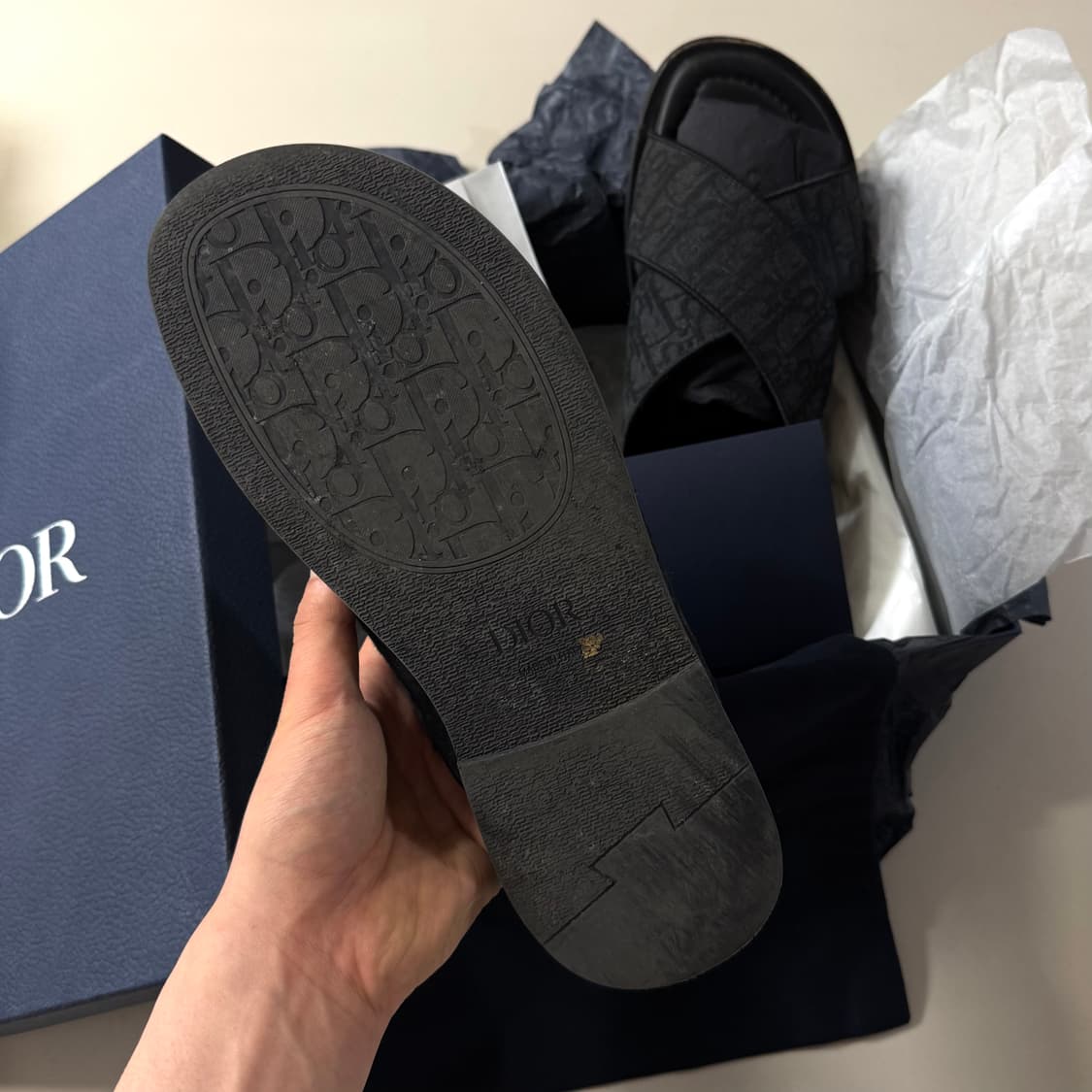 [백화점판/43]디올 오블리크 알리아스 슬리퍼 상품이미지8