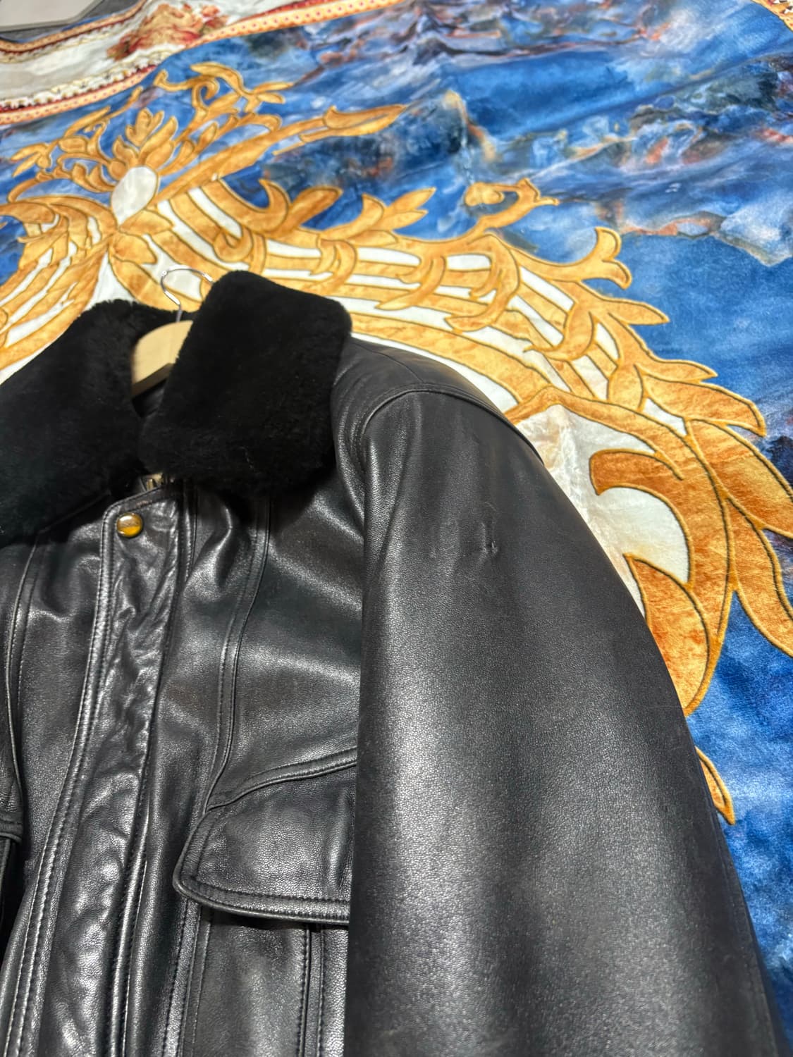 J.SCIPIO G-1 디자인 양가죽 무스탕 자켓 상품이미지3