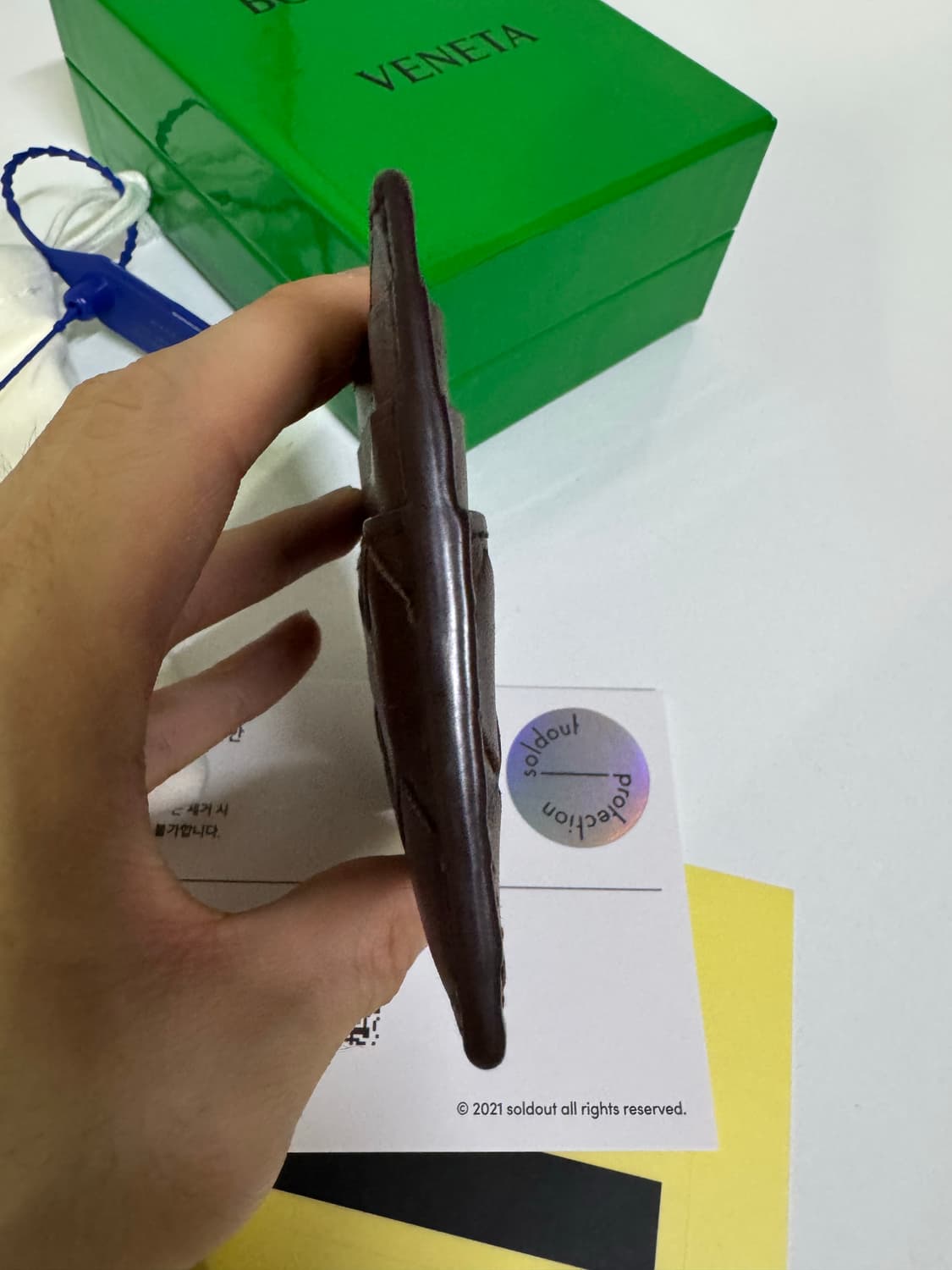 보테가 베네타 브라운 카드지갑 상품이미지5
