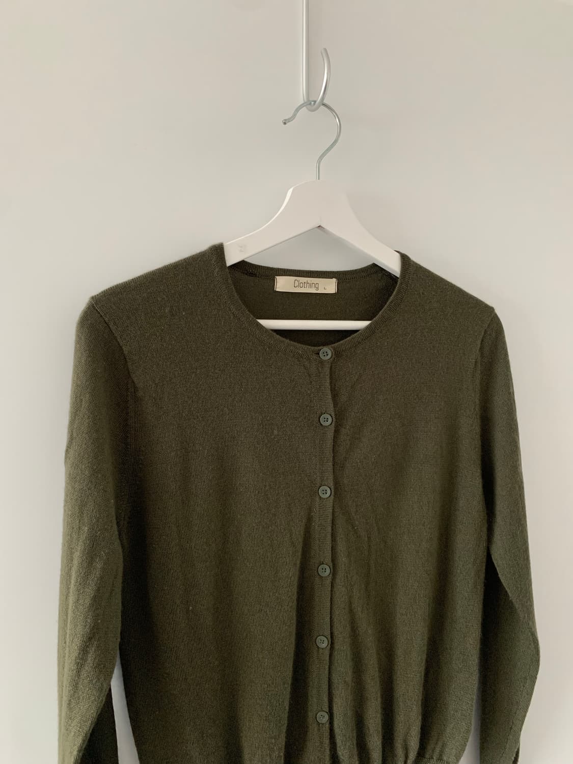 그린 베이직 가디건 상품이미지2