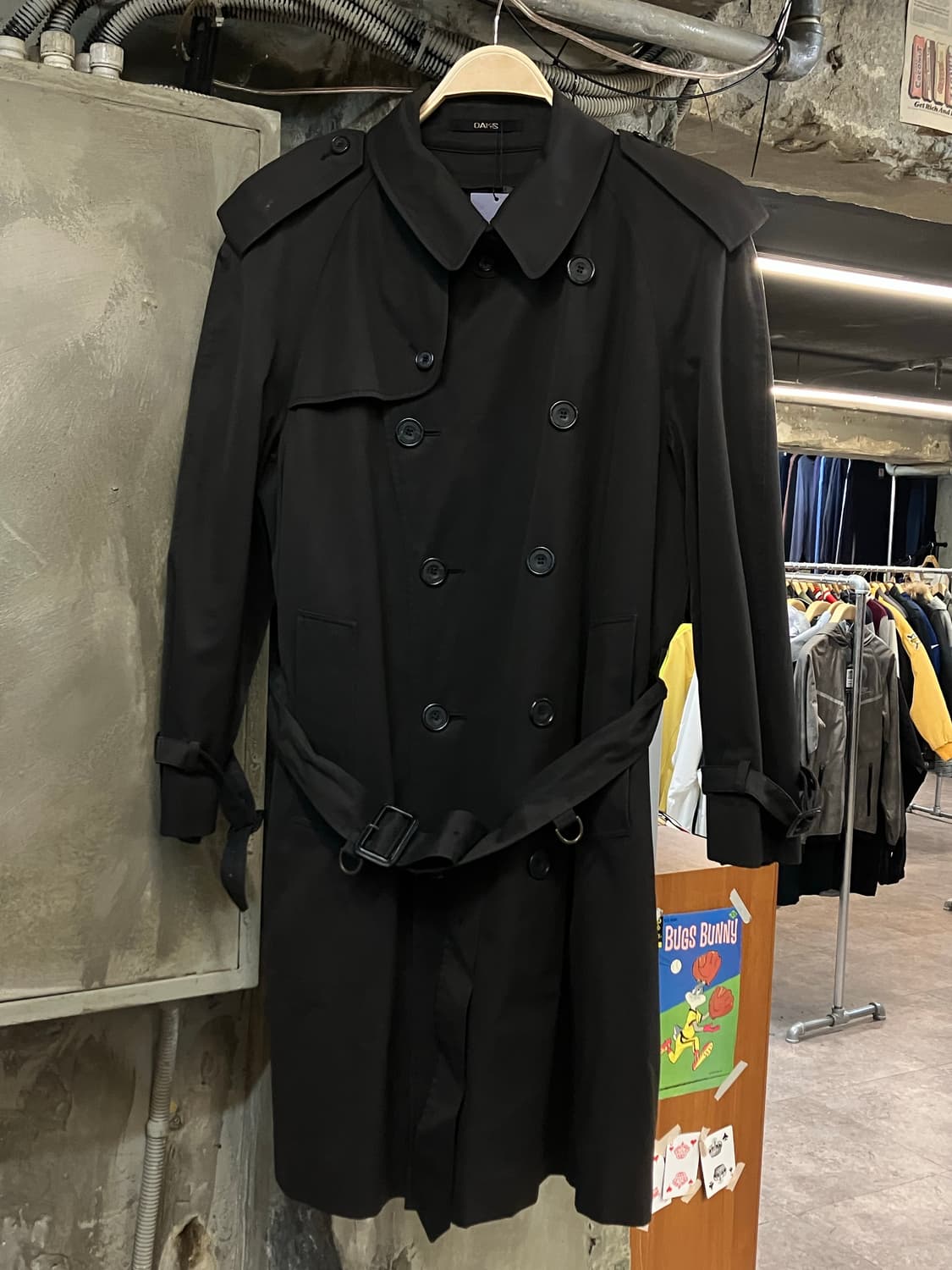 닥스 롱 프렌치코트 블랙브라운  #csz2511  상품이미지1