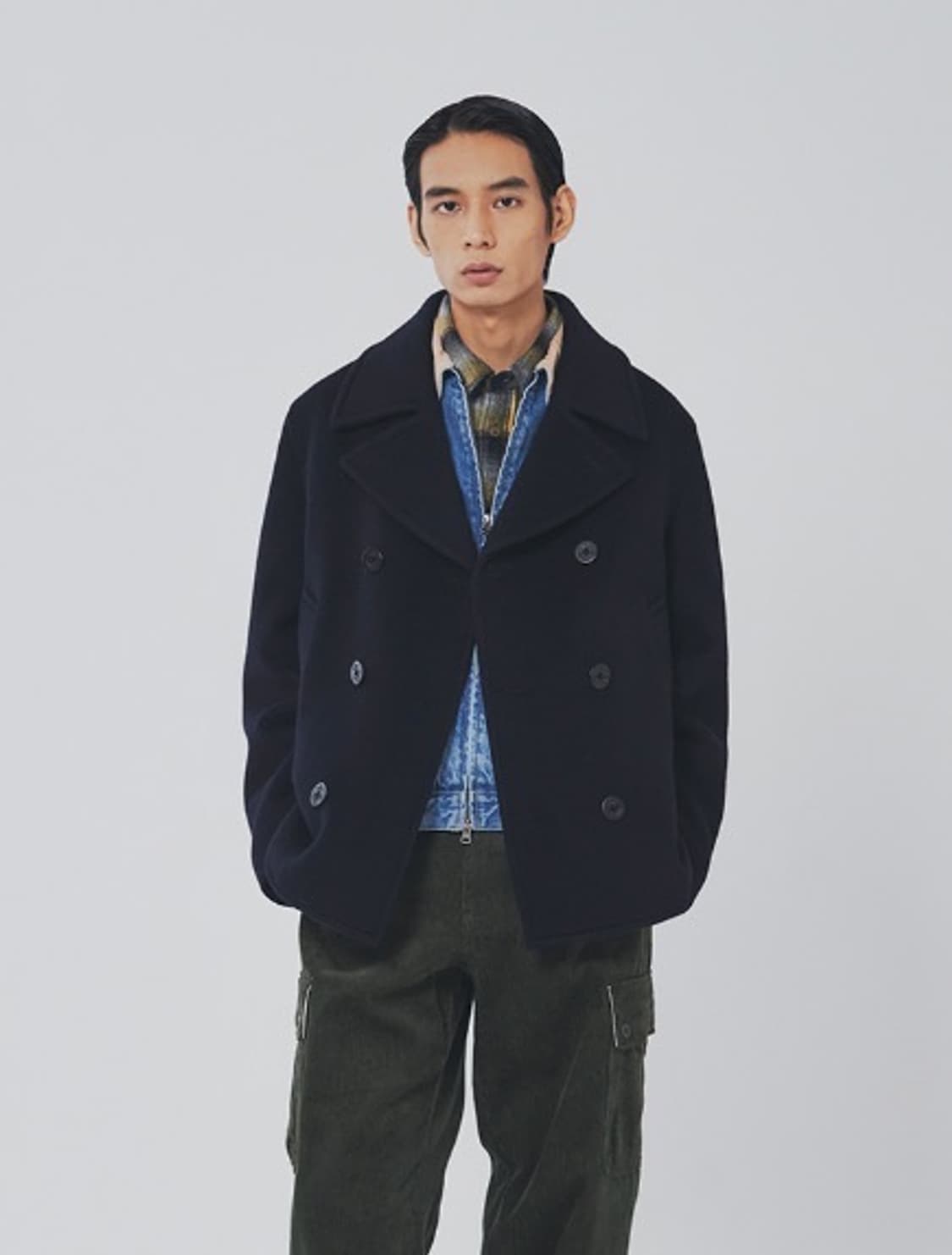 유니폼브릿지 피코트 네이비 XL 새상품 상품이미지2