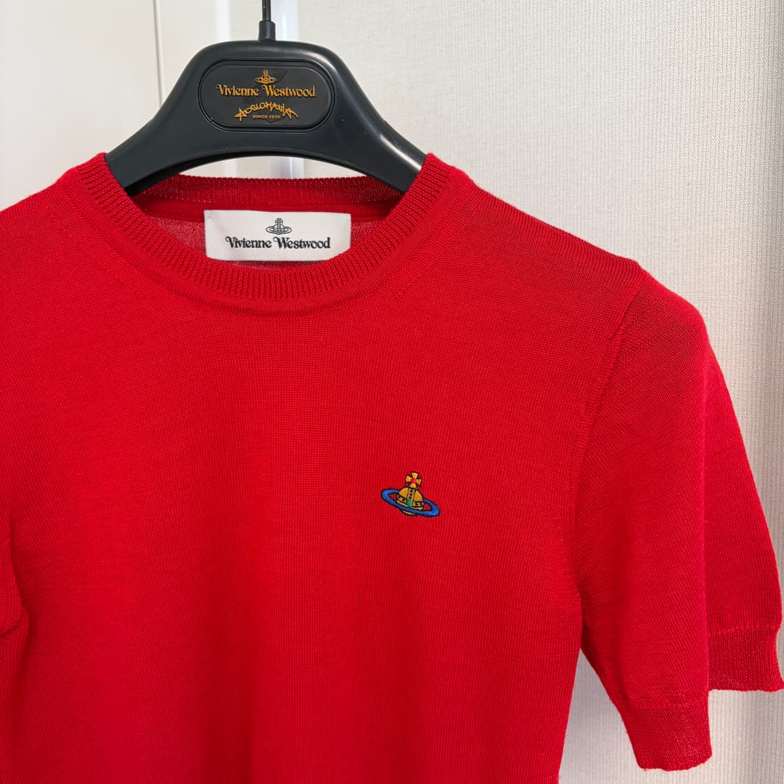 비비안웨스트우드 베아 탑 니트 레드 상품이미지8