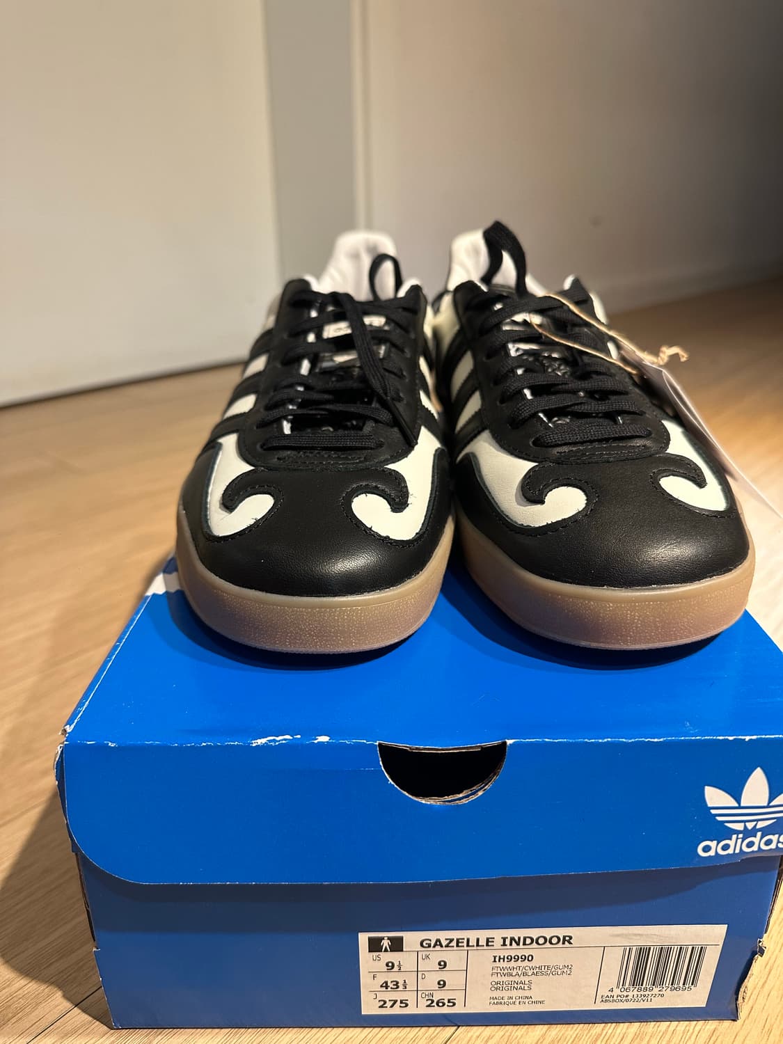 아디다스 가젤 인도어 갖신 클라우드 블랙/화이트 새상품 상품이미지7