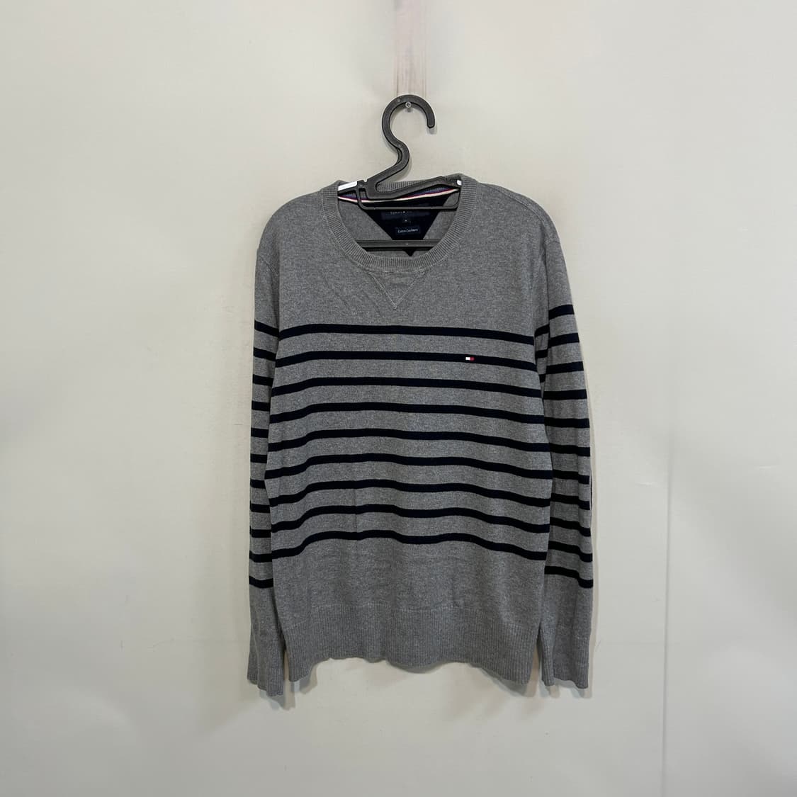 타미힐피거 남성 코튼 캐시미어 니트 100 M 상품이미지1