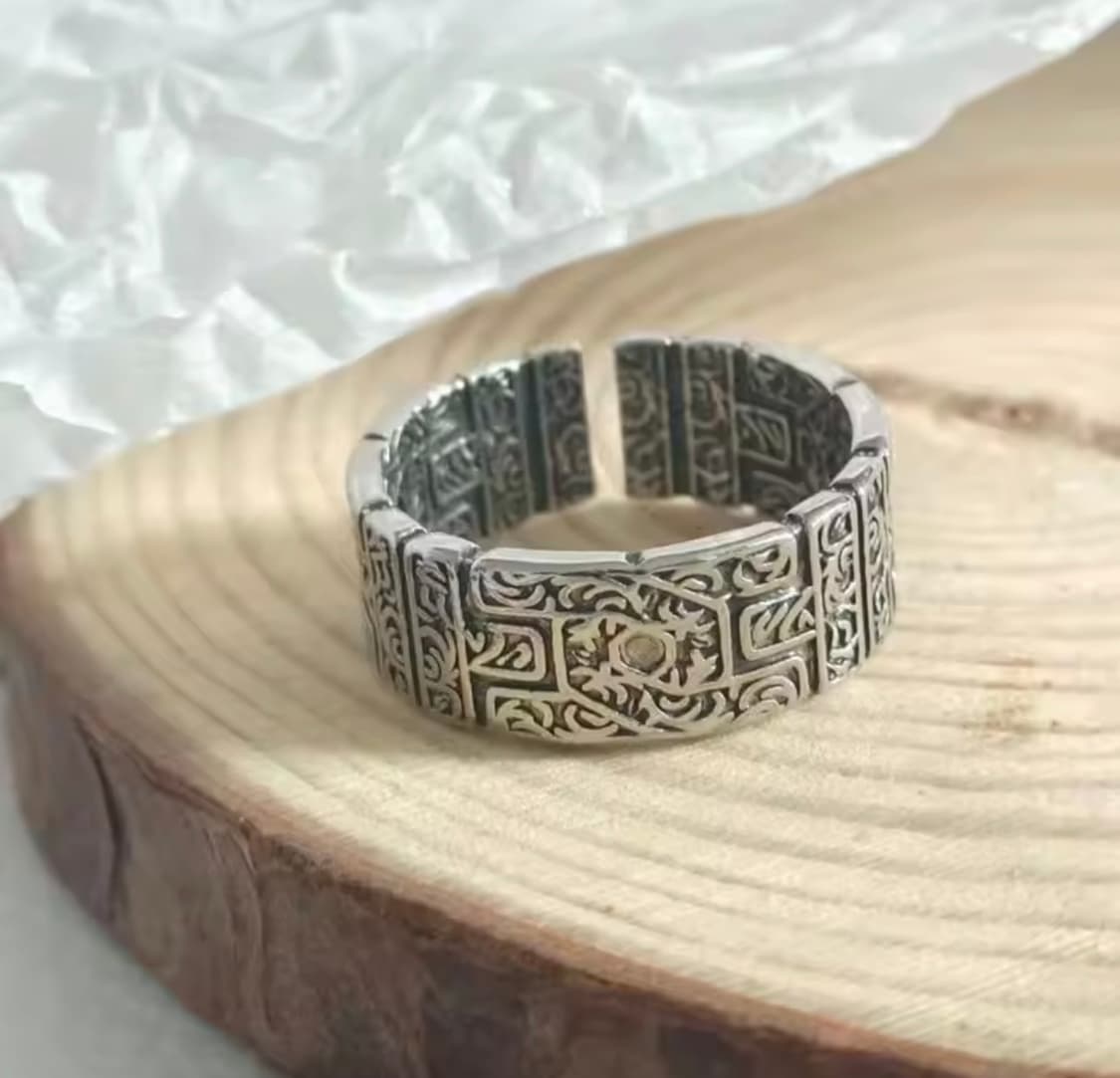 남자 빈티지 실버반지 상품이미지6