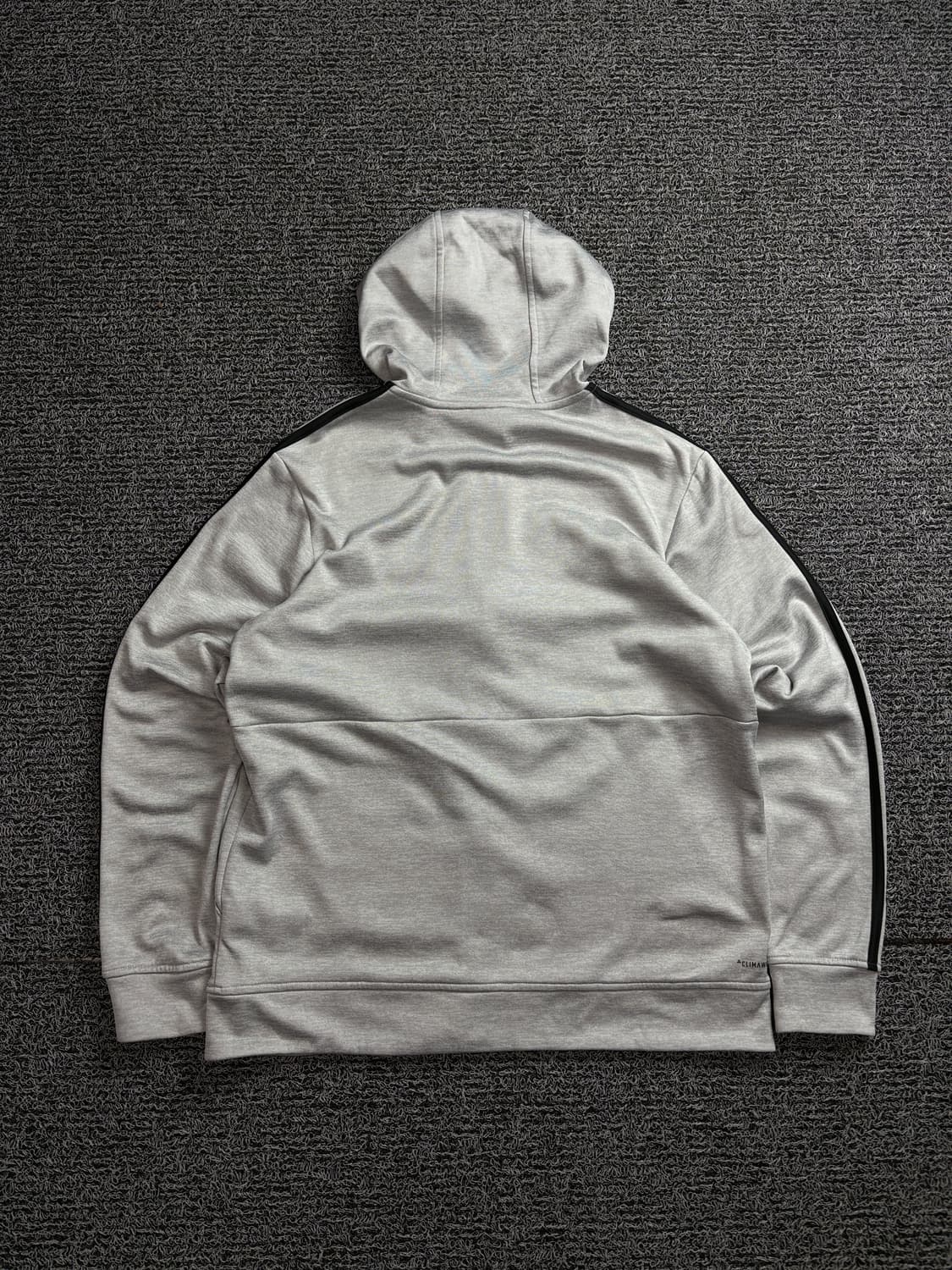 아디다스 트랙 사이드라인 그레이 미니멀 후드집업 1535 상품이미지4