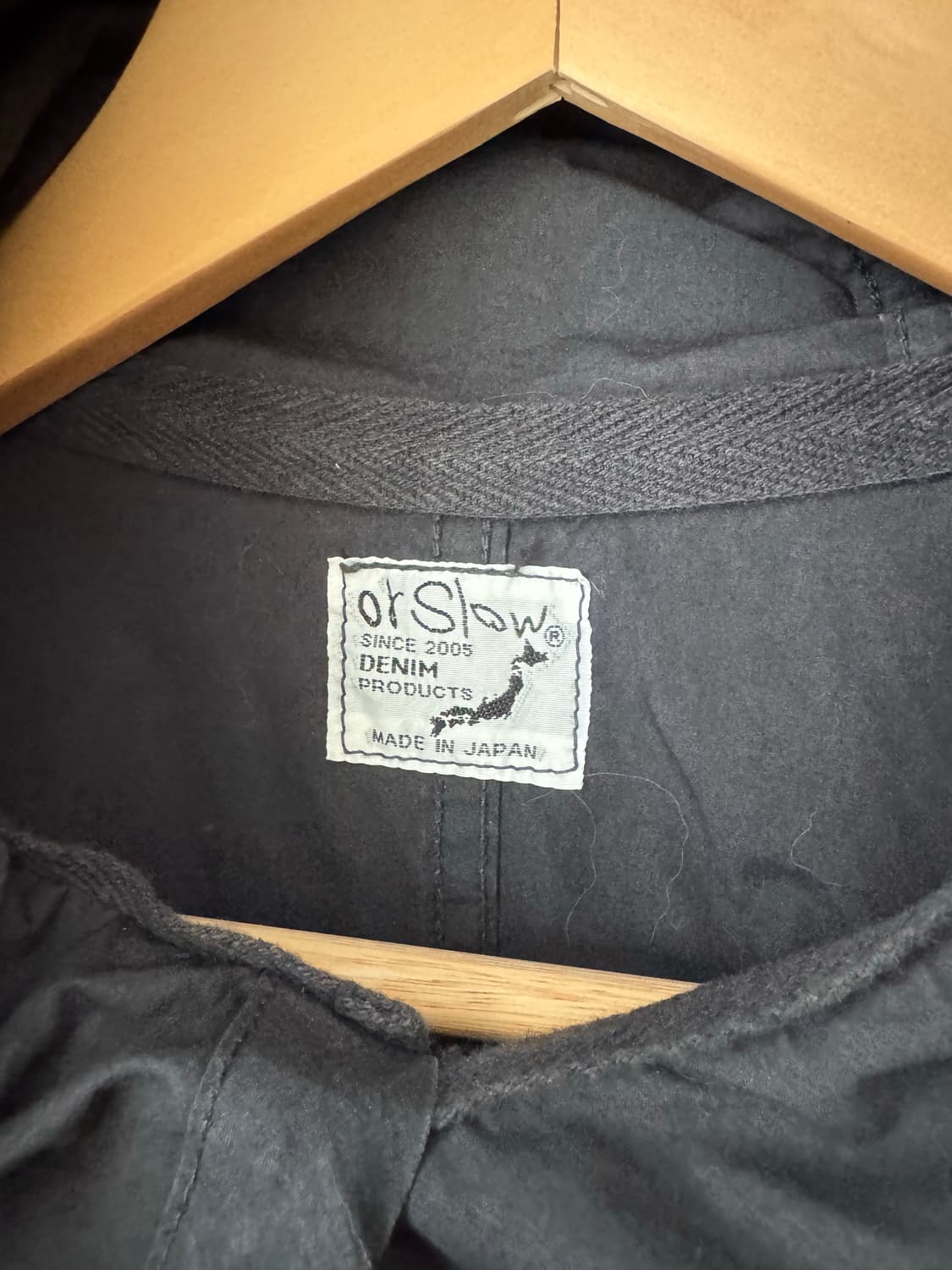 Orslow Black Cotton Jacket 상품이미지2