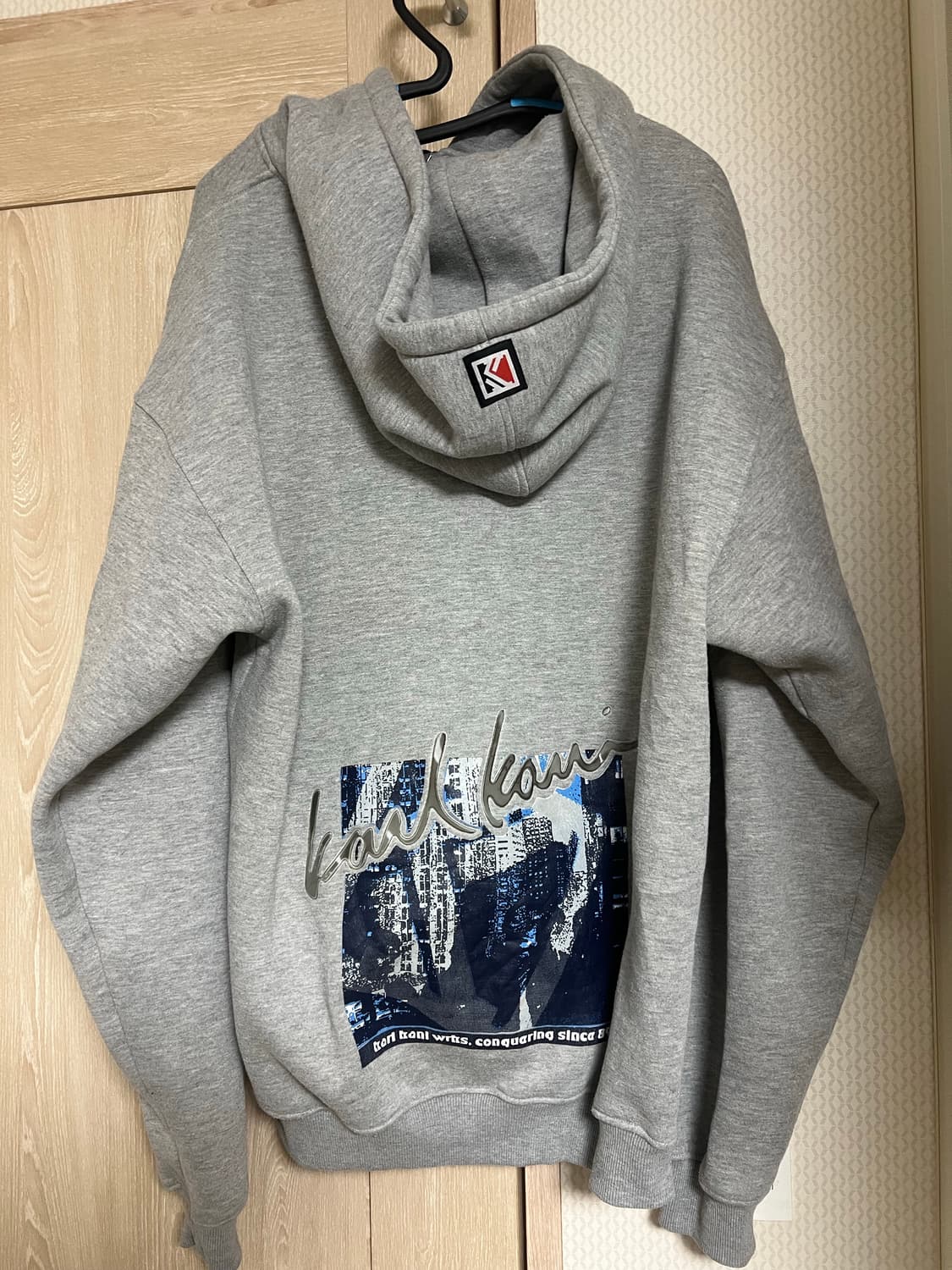 00s 칼카니 스펠아웃 그레이 후드집업 y2k 힙합 상품이미지2