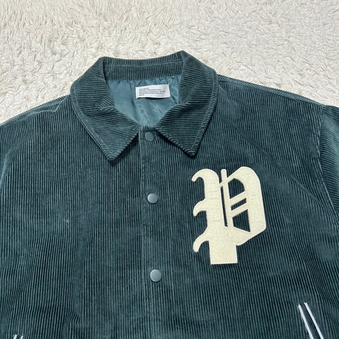 Partimento Green Corduroy Jacket  상품이미지5