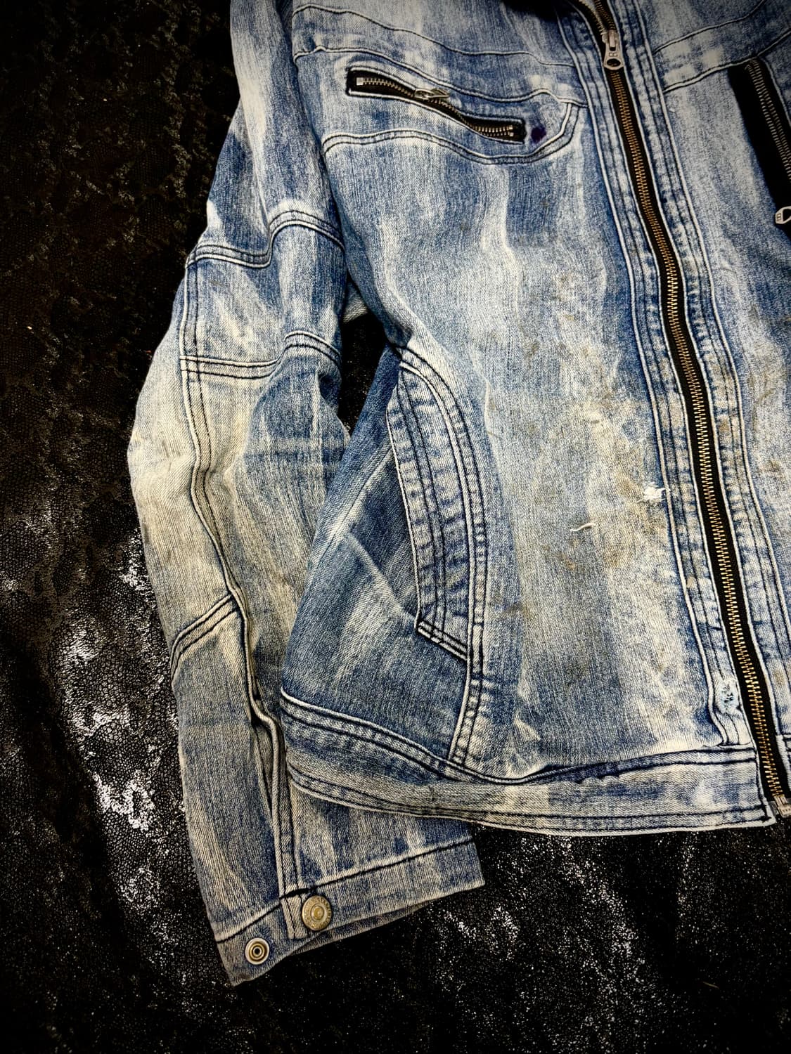 “Vintage”Y2K Mood Washed Jacket 상품이미지5